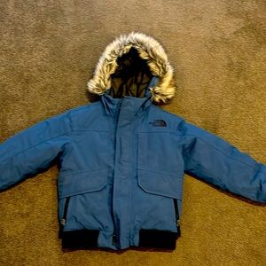 The North Face kids parka in navy